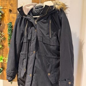 DKNY Quilted Black Jacket